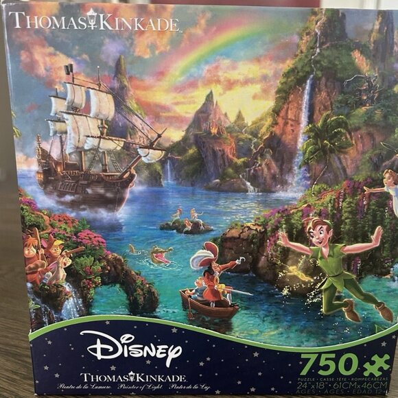 Disney Peter Pan Kincaid Puzzle 750 pieces - Picture 1 of 1